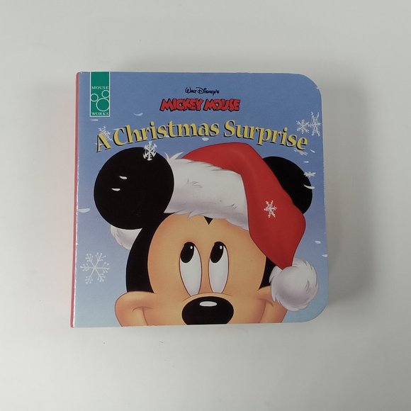 Mickey Mouse: A Christmas Surprise Plush Santa Mick Plush Ornament & Board Book - Picture 4 of 5